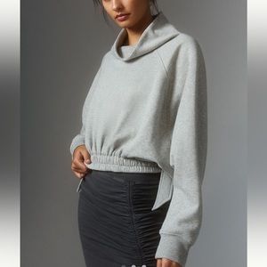 Daily Practice by Anthropologie Long-Sleeve Funnel Neck Sweatshirt